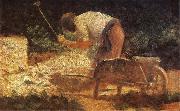 Georges Seurat The Worker Break up the Stone china oil painting artist